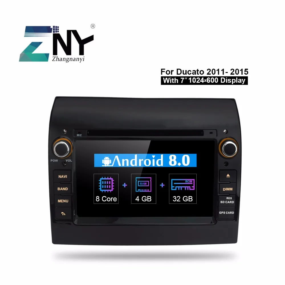 7 &quotips Android 8 0 Автомобильный приемник с dvd-проигрывателем Для Ducato Jumper Boxer Аудио
