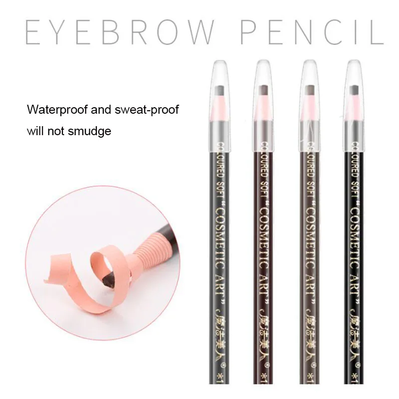 Карандаш для бровей инструмент макияжа кисть-карандаш тени косметика трафарет |