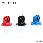 Аксессуары Vamson для Gopro Hero 8 7 6 5 4 3 крепление CNC алюминиевый сплав адаптер для штатива для Yi 4K для спортивной камеры Sjcam VP124
