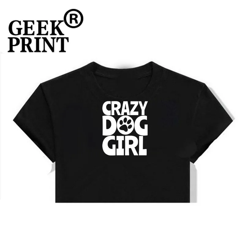Женская футболка с принтом сумасшедшая собака для девочек Doggie Pug Lover Cute Bulldog Love