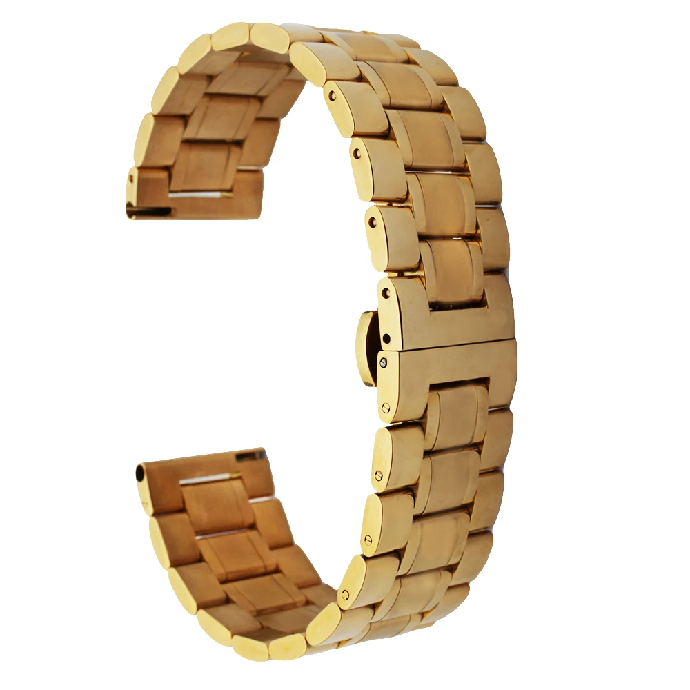 Ремешок для часов из нержавеющей стали 20 мм 22 Cartier быстросъемный металлический