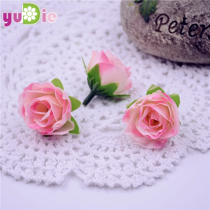 Бесплатная доставка 20 шт./букет маленькие розовые розы искусственные цветы