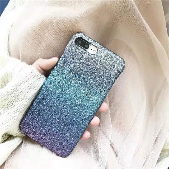 STROLLIFE Модные Красочные градиент блёстки блеск Чехол для iPhone 8 7 Plus 6 6s Роскошные