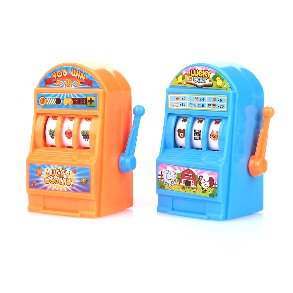 Играющие игрушки Счастливый игровой автомат декомпрессионные игрушки фруктовая машина пластиковая игрушка Дети Многофункциональный подарок крутые игрушки игры