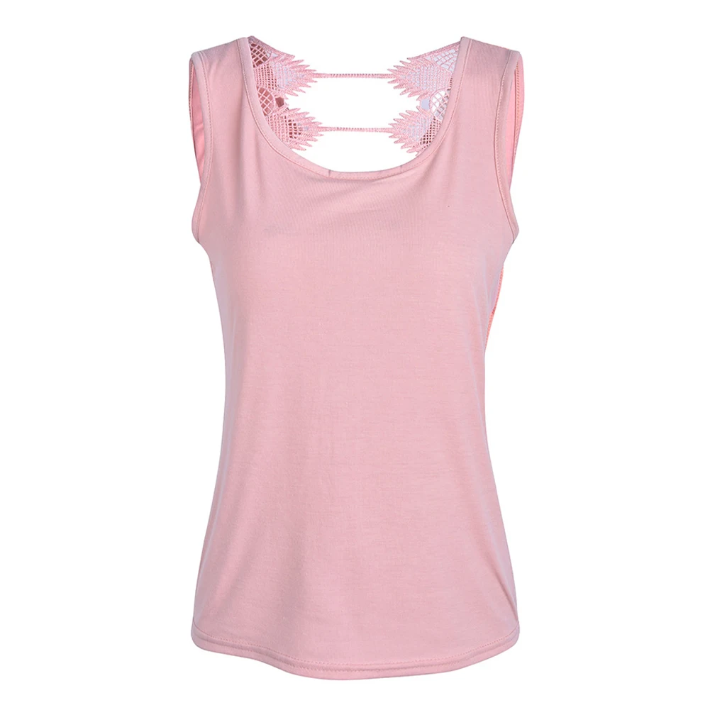 Кружевной женский свитер без рукавов Для женщин футболка Блузка с открытой