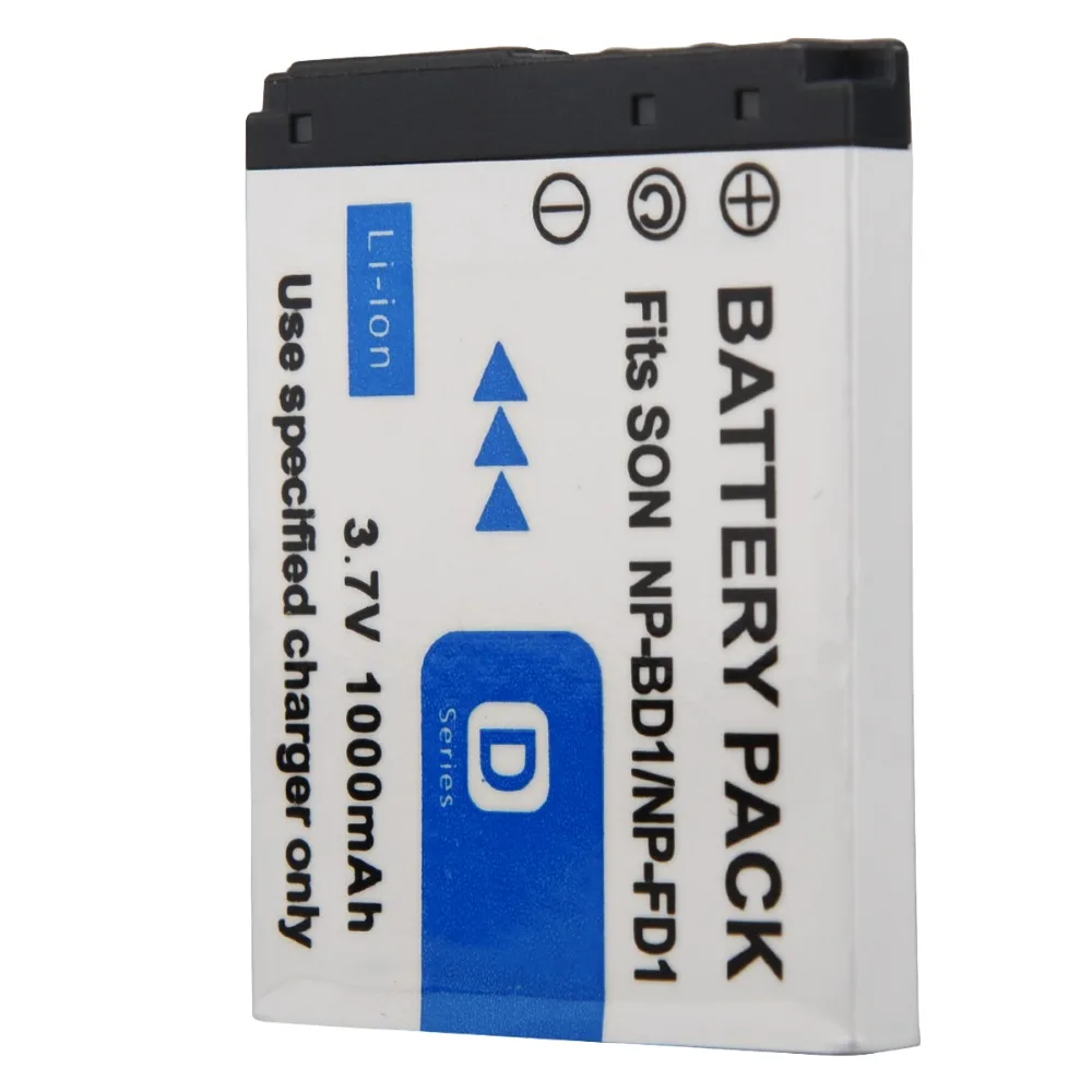 Аккумулятор для камеры Sony T2 T200 T70 T700 T300T77 T500 T90 T900 TX1 с зарядным устройством USB 1000