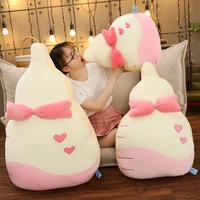 hot new 1pc 50cm70cm kawaii bottle milk pillow plush toy soft and comfortable for children as a birthday present