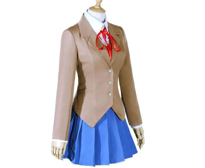 Карнавальный костюм Doki для игры в Литературный клуб школьная форма Sayori Yuri Natsuki
