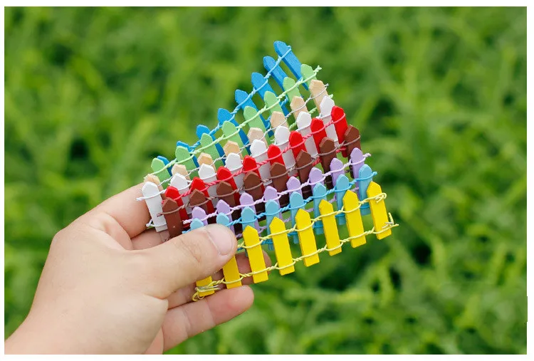 1 шт./лот мини маленькие украшения десять цветов маленькая ограда Сказочный Декор