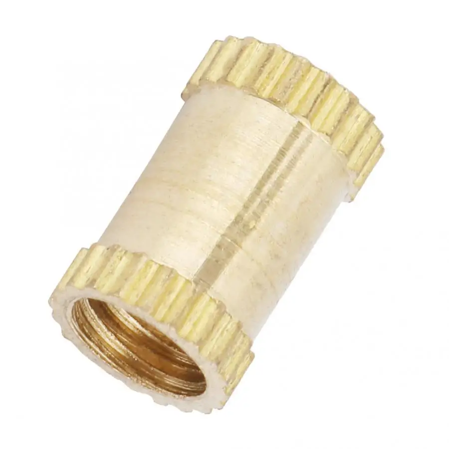 t nut M4 Brass Cylinder Knurled Round Molded-in Insert Embedded Nuts nut for wood