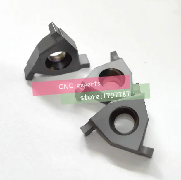 10 шт. 16IR/EL 0,8/1,0/1,2/1,4/1,5/1,6/1,8/2.0mm.carbide режущая пластина для токарной обработки, режущих пластин, слота лезвием, держатель пазовой фрезы SER/SNL