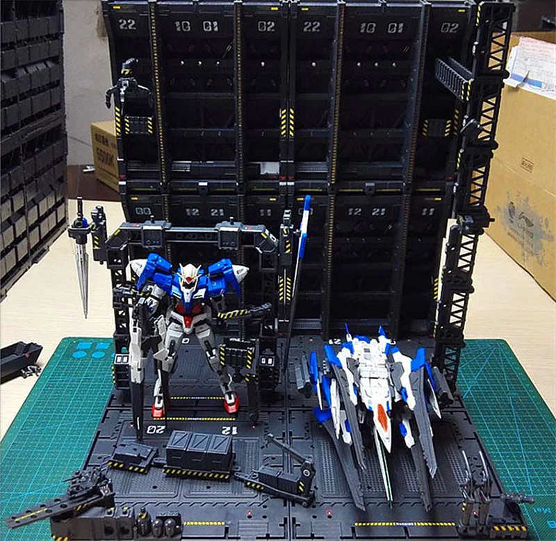 CG Универсальный ангар гараж фронтальная база сцены для Bandai Gundam комбинация DC010