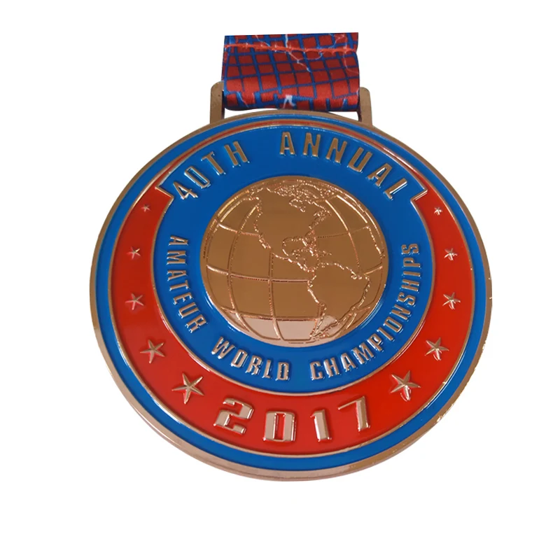 OEM Amateur World Champions Cup 2D Medals Copper Medal