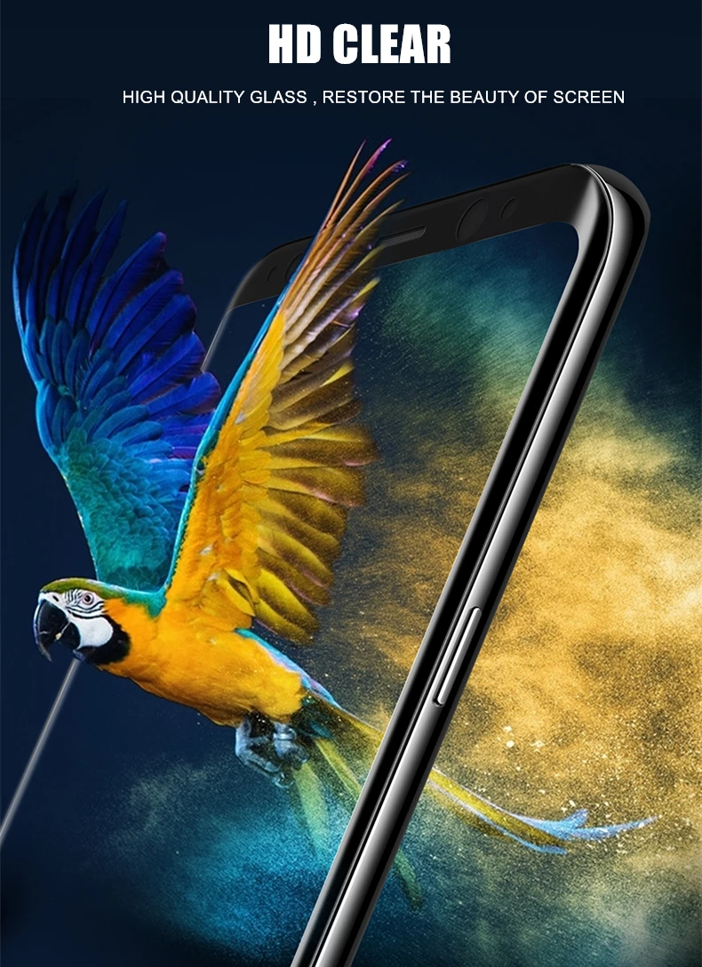 9D изогнутое закаленное стекло для samsung Galaxy S7 Edge S8 S9 S10 Plus Note 8 9 10 S10E защита экрана полная защитная стеклянная пленка
