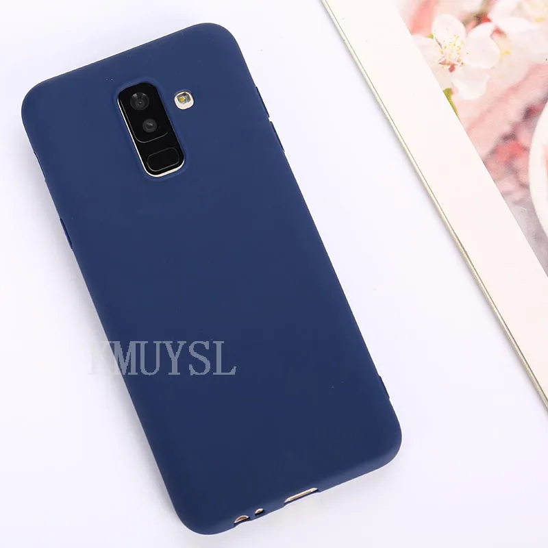 Navy Яркая однотонная Цвет чехол для samsung Galaxy A50 A70 A40 A30 A20 A10 обратите внимание; размеры 9 и 10 S8 S9 S10E 5G J4 J6 плюс J8 A6 A7 чехол для телефона - Цвет: Navy