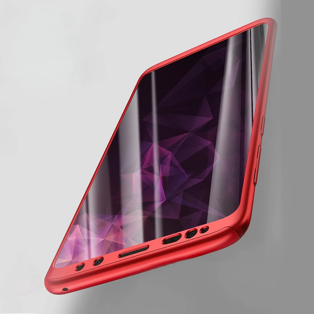 OTAO 360 градусов полный чехол для телефона samsung Galaxy S9 S8 Plus Note 8 S7 Edge A5 A7 ультра тонкий