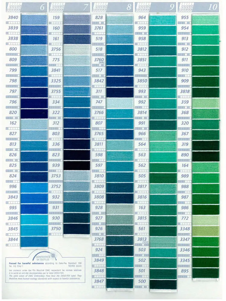 Leave the color No. 6 шт 8 метров однотонные Цвет нитки мулине «сделай сам»; хлопковая подкладка филиал нити нить, Аналогичная DMC нить Моток Вышивка крестом - Цвет: Leave the color No.