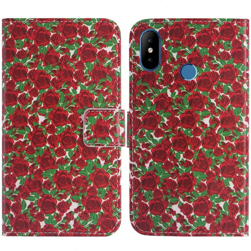 Модный защитный кожаный чехол-книжка TienJueShi для телефона Doogee N10 5 84 дюймов