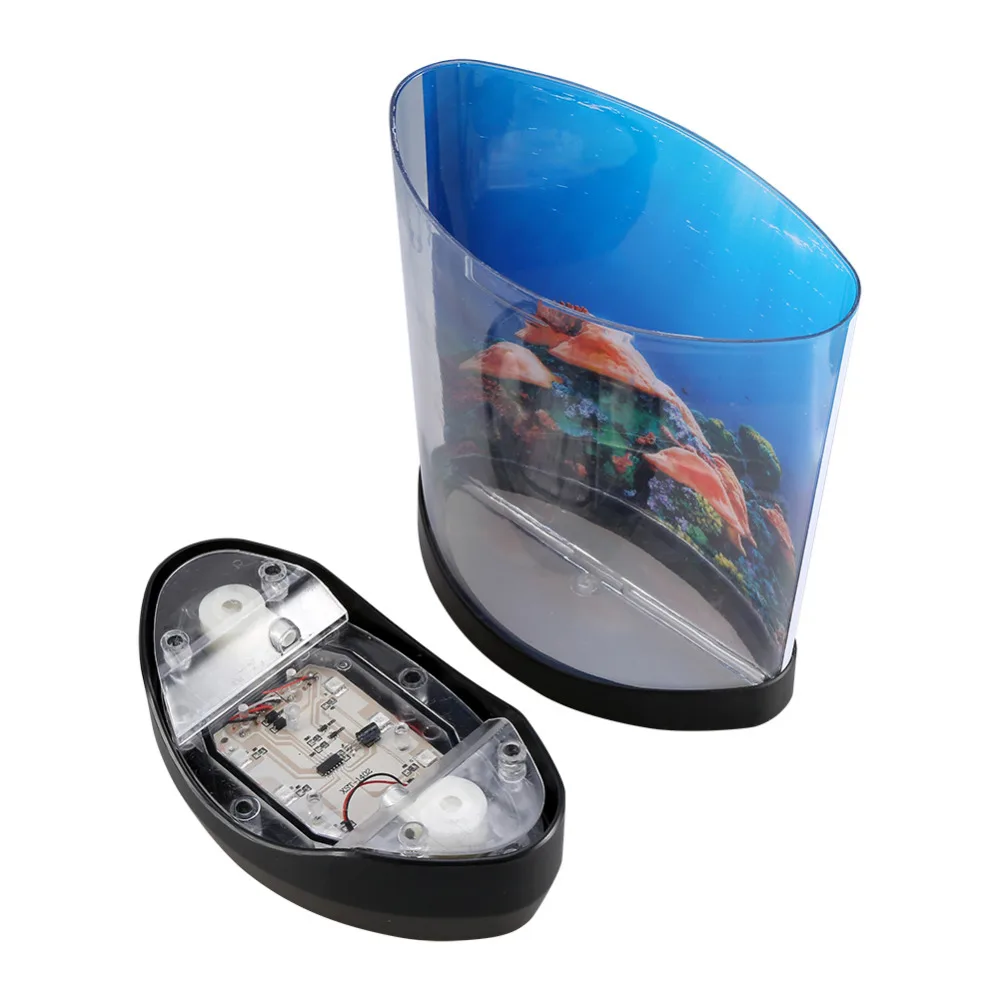 Светодиодный аквариум морской мир плавательная лампа Ночной светильник Цветные