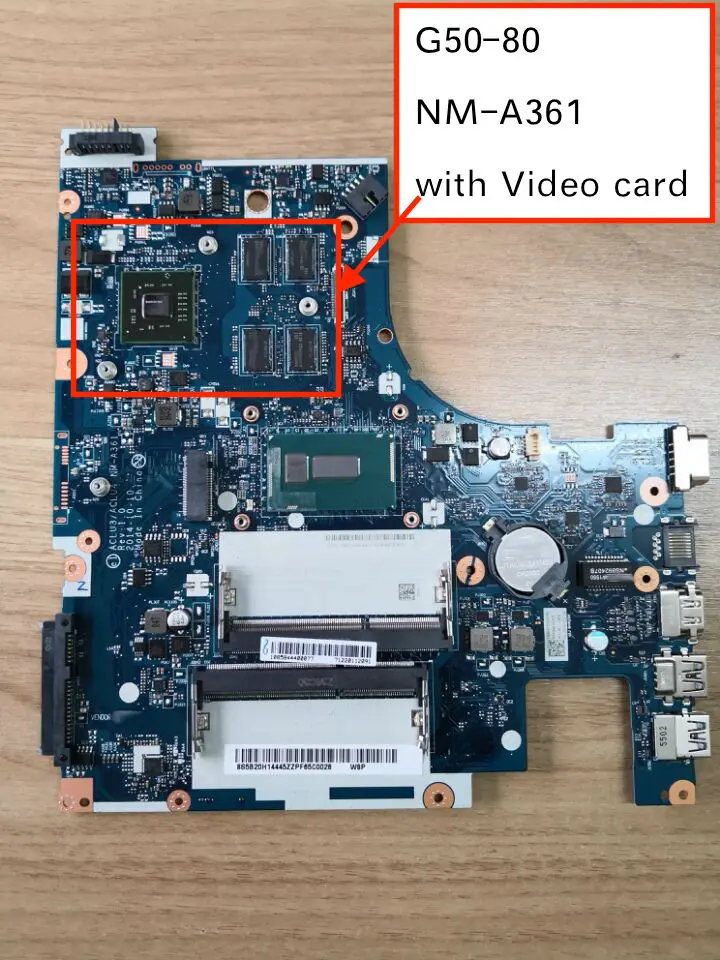 Фирменная Новинка ACLU3/ACLU4 NM-A361 плата для lenovo G50-80 ноутбук материнской платы с i3-4005U