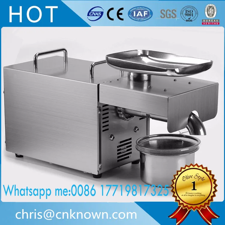 

Stainless steel automatic small seed oil extraction machine, cold oil press, oil expeller, mini oil press machine for home use