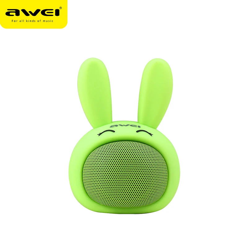 green Awei Y700 милый инновационный беспроводной Bluetooth динамик, Мини Портативный Смарт HIFI динамик, мини портативный Bluetooth динамик - Цвет: green