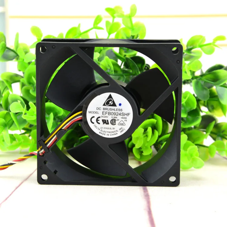 Новый оригинальный EFB0924SHF 9032 24V 0.38A 9 см вентилятор-инвертор для сервера