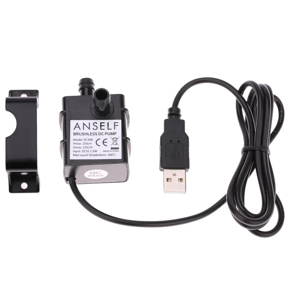 Ультра-тихий водяной масляный мини-насос USB DC5V 2 3 W микро бесщеточный