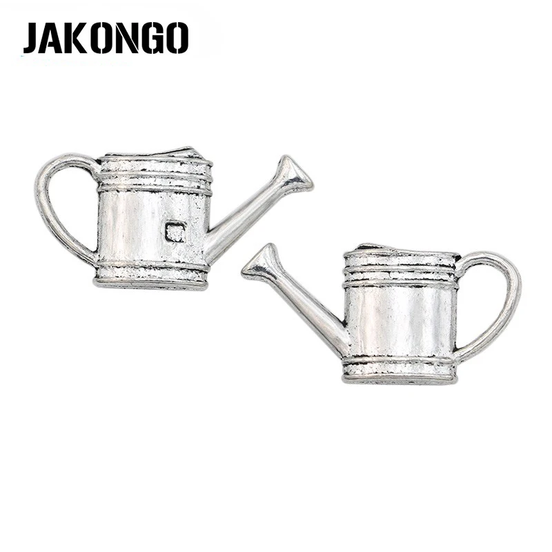 JAKONGO античный посеребренный чайник орошение Подвески для изготовления ювелирных