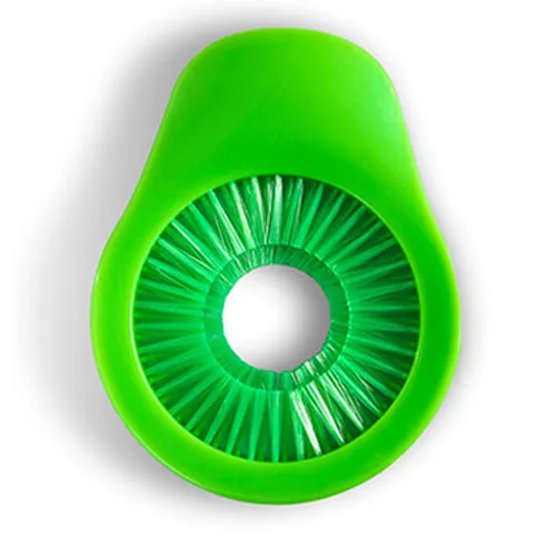 green Инструменты для очистки фруктов и овощей, щетка для мытья кукурузы и редиски, круглая очистка поверхности овощей, кухонные гаджеты, Прямая поставка - Цвет: green
