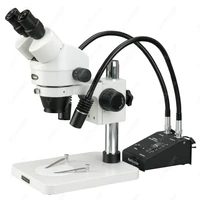 zoom stereo microscope amscope supplies 3 5x 225x binocular soldering zoom stereo microscope with led gooseneck lights