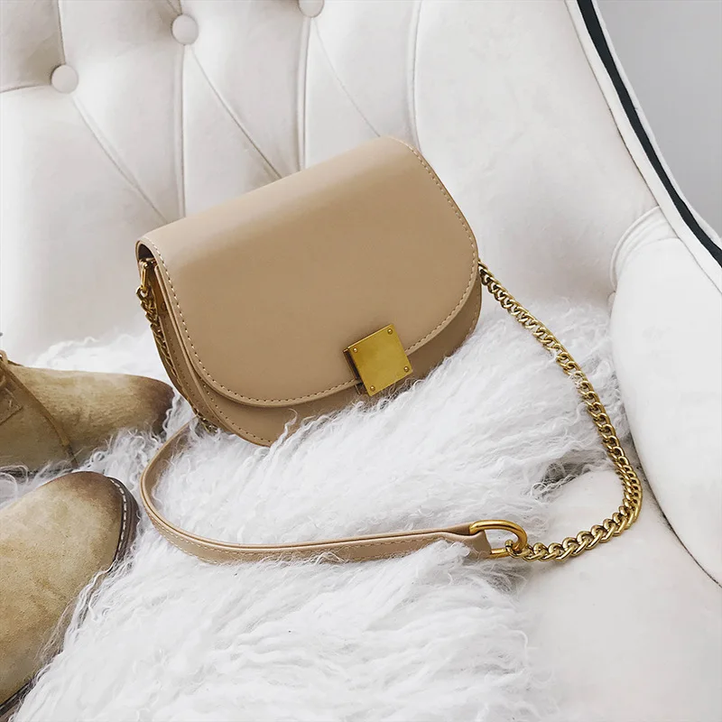 Чу JJ женские Модные Натуральная кожаные сумочки плечо и CrossBody Сумки Мода лоскут мягкой Для женщин сумки дамы цепи сумки - Цвет: Хаки