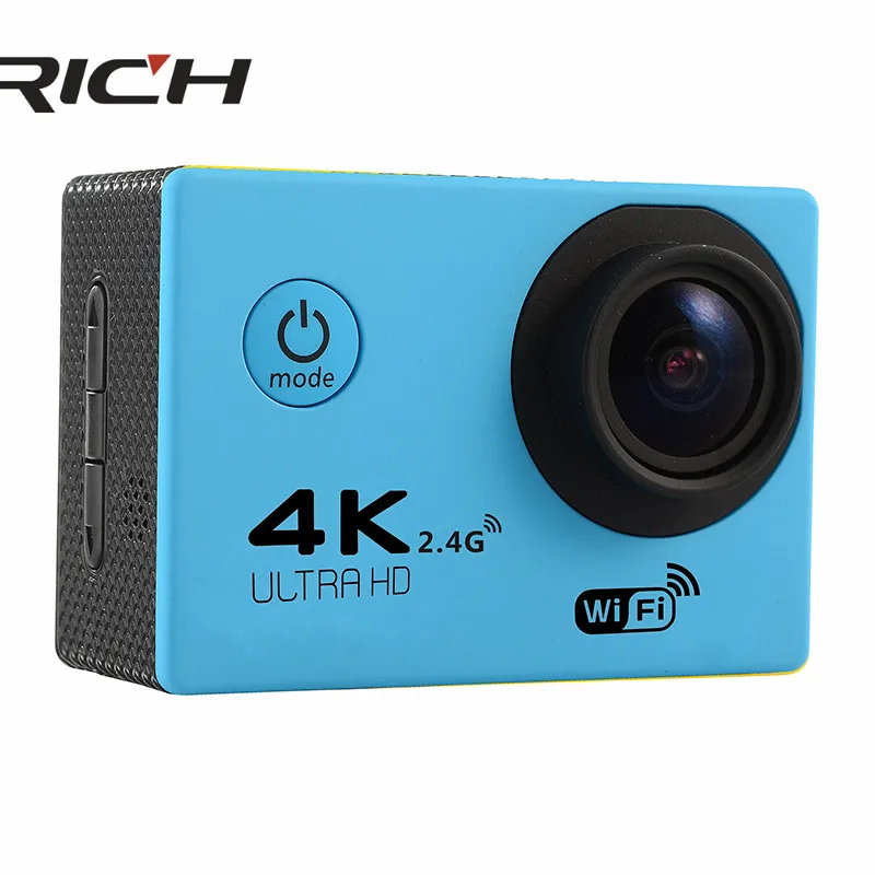 F60R Ультра HD Экшн-камера 4 K 30Fps 16MP Wifi камера 1080 P 60fps Водонепроницаемая камера шлем Велосипедная Камера спортивная видеокамера