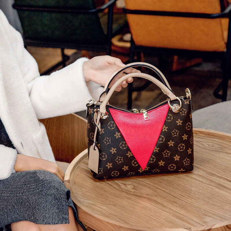 2019 Sweet Handbags for Women New Fashion Designer PU Leather Shoulder Bags Female Top-Handle Tote Crossbody Messenger Bag | Багаж и сумки