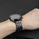 22 мм ремешок для часов из нержавеющей стали для Huawei Watch GT Galaxy watch 46 мм Gear S3 Frontier Classic Huawei Amazift аксессуары для часов
