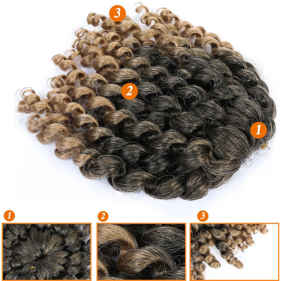 Синтетические жгуты для вплетания волос женщин jumpy Wand Curl Twist ямайский отскок