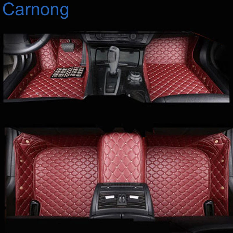 Carnong автомобильный напольный коврик кожаный для Land Rover LR3 5 seat 2010-2015 левое колесо
