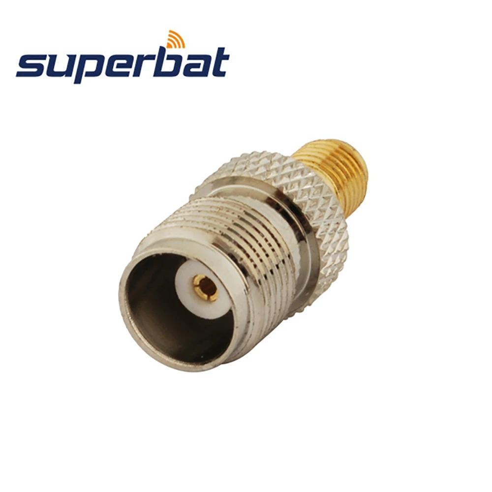 Superbat 5pcs SMA-TNC Adapter SMA Jack to TNC Female Straight RF Adapter