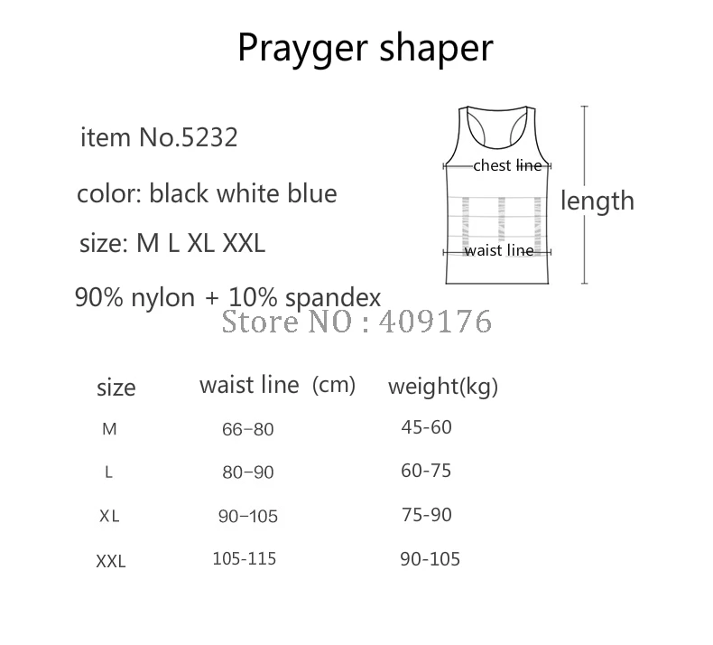 

Men Body Shaper Corset Posture Corrector Tops Slimming Waist Trainer Supportor Gynecomastia Sleeveless Vest Prayger