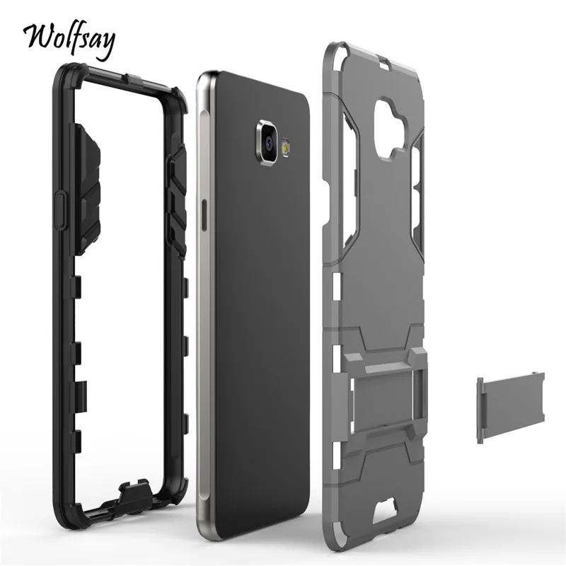 Чехол Wolfsay для Samsung Galaxy A5 2016 тонкий резиновый чехол с роботом A510|for samsung galaxy|rubber casecase