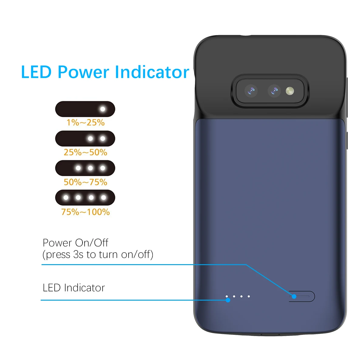 Для samsung Galaxy S10E Батарея Зарядное устройство Дело 4700 mAh внешнего резервного Мощность Bank Зарядка чехол для samsung S10e S10 E чехол тонкий