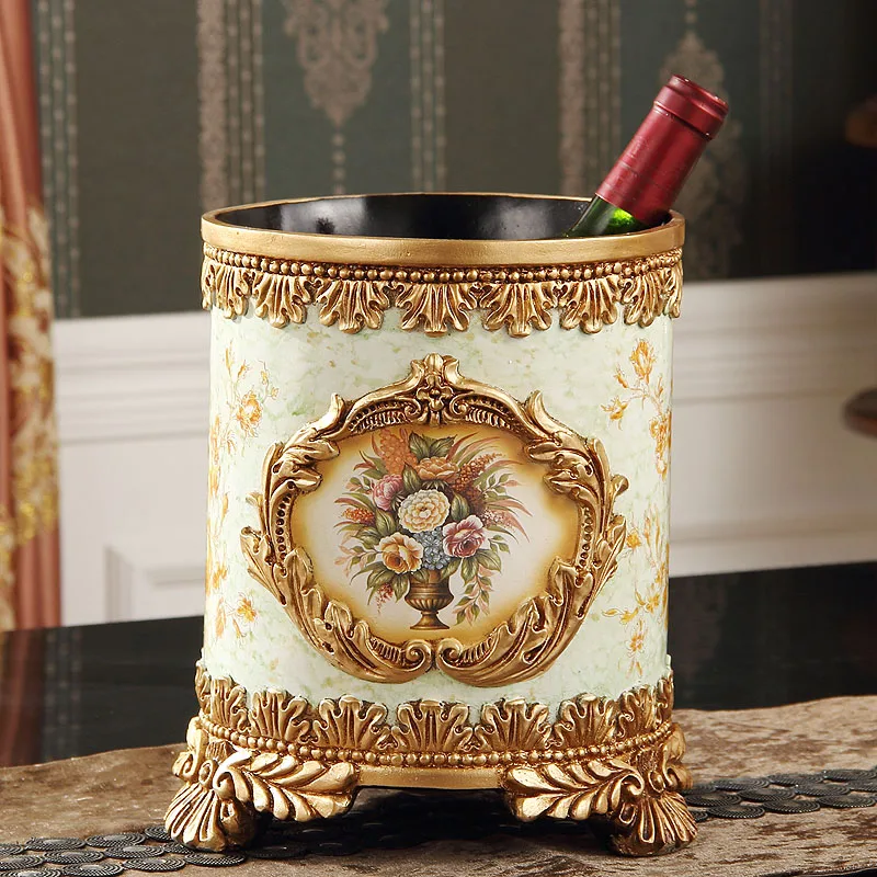 Круглая корзина для мусора в европейском стиле спальни гостиной | Дом и сад