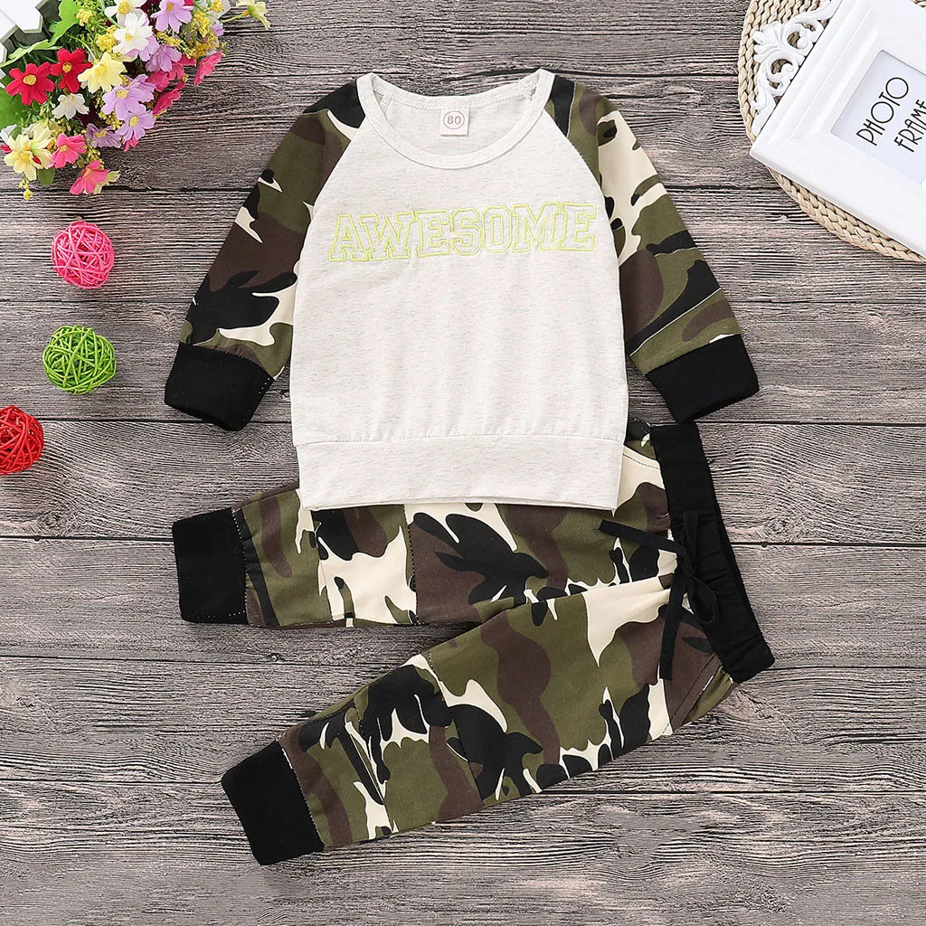 Одежда для маленьких мальчиков футболка с буквенным принтом новорожденных