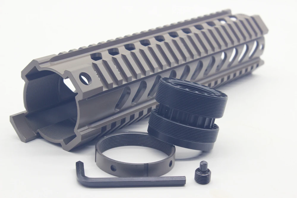 TriRock T Series10 дюймов Бесплатная поплавок Quad Picatinny Rail Handguard устанавливается на