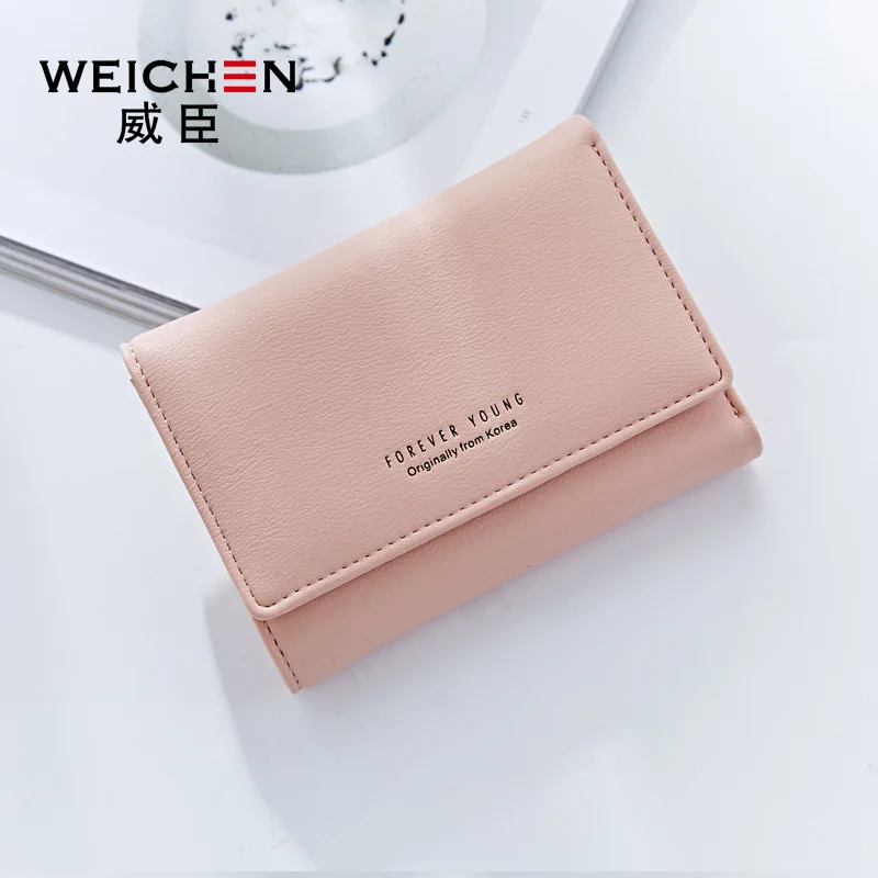 Weichen Новинка 2017 года женские короткие бумажник из модного кожзаменителя Для