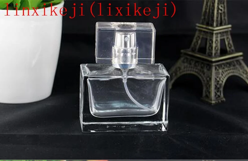 Бесплатная доставка 50 шт./лот квадратная стеклянная бутылка для духов 30 мл