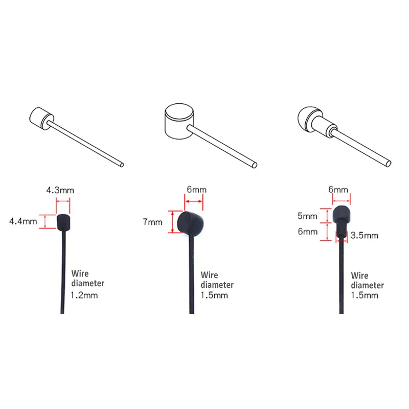 4pcs MTB Road Bike Shifting Brake Inner Cable Front Rear Brake Wire Sets 1100mm 1550mm 1700mm 2100mm
