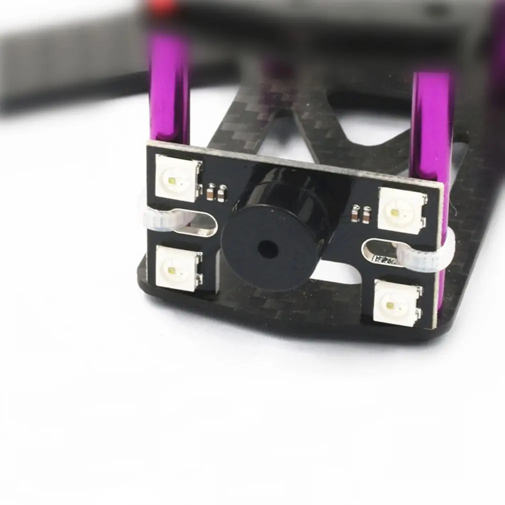 Портативный Super Mini WS2812B LED + 5 В активный звуковой сигнал для NAZE32 CC3D F3 F4 Контроллер