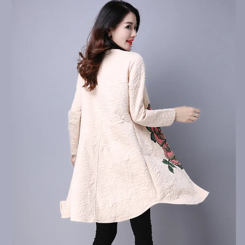 Кардиган женский свободного покроя модная куртка с принтом в ретро стиле