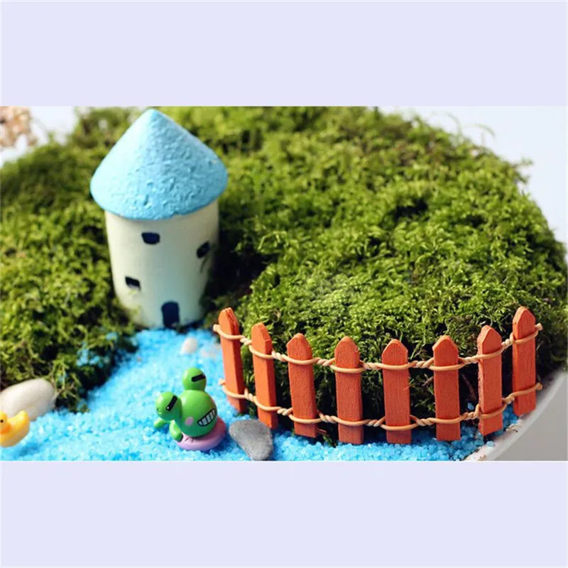 10 шт./лот деревянный маленький мир Ландшафтный декоративный микро искусственный